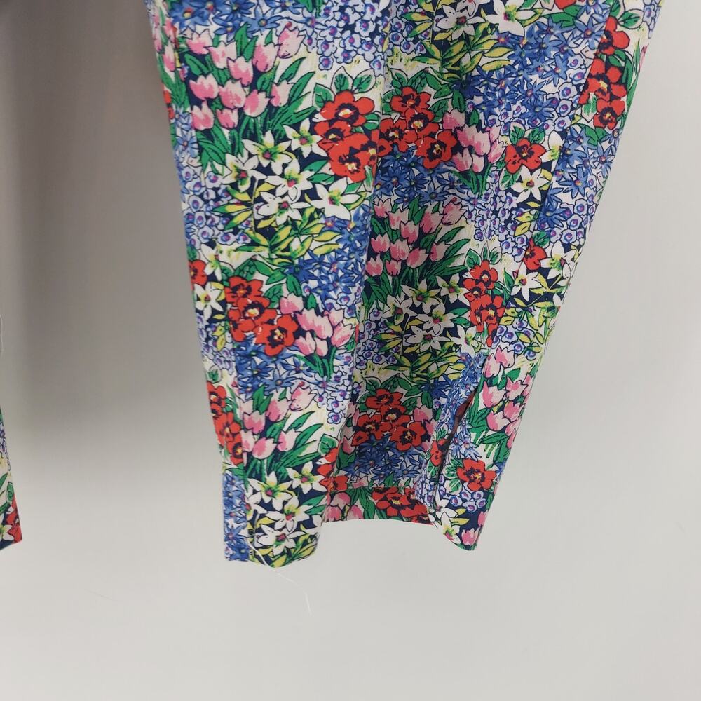Talbots Women's Cropped Pants Perfect Skimmer Floral Size 16P - Picture 6 of 12